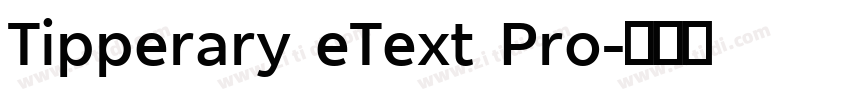 Tipperary eText Pro字体转换 Tipperary eText Pro字体转换